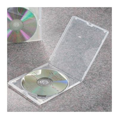 BOITIER CD CAPACITÉ 1 CLAIR F / S 100 / BTE BOITIER CD CAPACITÉ 1 CLAIR F / S 100 / BTE