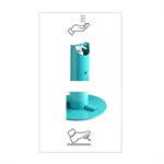 "d sanitower station 26"" h"