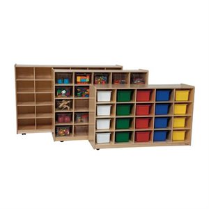 CASIER 20 BACS ASSORTIS NATUREL