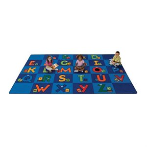 Tapis alphabétique 7'6" X 12'