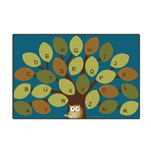 Tapis l'arbre du hibou 4' X 6'