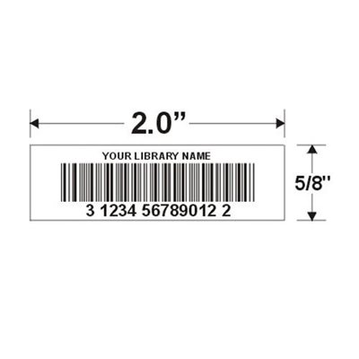 CODES À BARRES 5 / 8'' X 2'' SIMPLE NON-LAMINÉ CODES À BARRES 5 / 8'' X 2'' SIMPLE NON-LAMINÉ