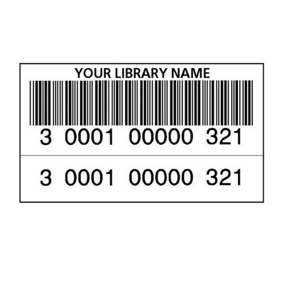 CODES À BARRES 1'' X 2'' DOUBLE NON-LAMINÉ CODES À BARRES 1'' X 2'' DOUBLE NON-LAMINÉ