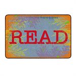 D READ CARPET 4' X 6' GRAY