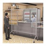d large clear divider platinum frame