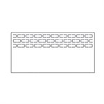 d acoustic divider - brick 15 3 / 4x 47 1 / 4
