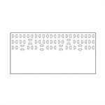 d acoustic divider - cresent 15 3 / 4x 70 7 / 8