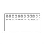 d acoustic divider - square 15 3 / 4x 47 1 / 4