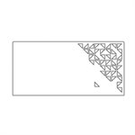 d acoustic divider - hypotenuse 15 3 / 4x 70 7 / 8