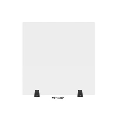 d acrylic freestanding sneeze guard 24x48 d acrylic freestanding sneeze guard 24x48
