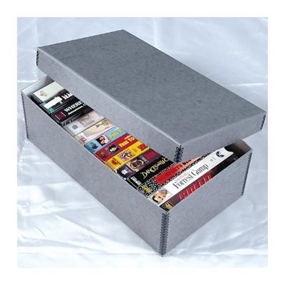 Boîte de rangement VHS et audiocassette Boîte de rangement VHS et audiocassette