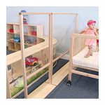 "d floor standing partition 48""w"