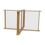 "d sneeze guard for table 48"" x 36"""