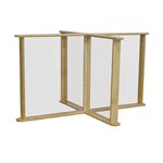 "d sneeze guard for table 48"" x 36"""