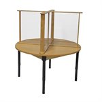 d 36x48 desk w / sneeze guard