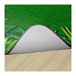 Tapis thématique "Bordure de feuilles tropicales"