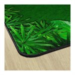 Tapis thématique "Bordure de feuilles tropicales"