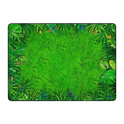 Tapis thématique "Feuilles et grenouilles tropicales" Tapis thématique "Feuilles et grenouilles tropicales"