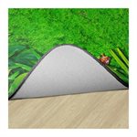 Tapis thématique "Feuilles et grenouilles tropicales"