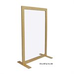 "d see-thru divider 60""h"