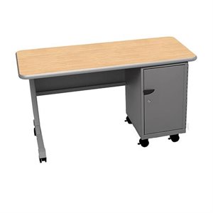 d single pedestal left desk 2 / 1 door