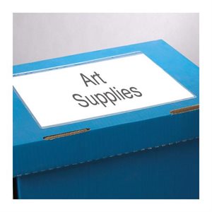 POCHETTE VINYLE AUTO-ADH 1" X 2 5 / 8"