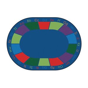 TAPIS COLORÉ 8'3X11'8 OVALE